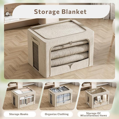 FHSQX 3 Pack Clothes Storage Bins - Image 5