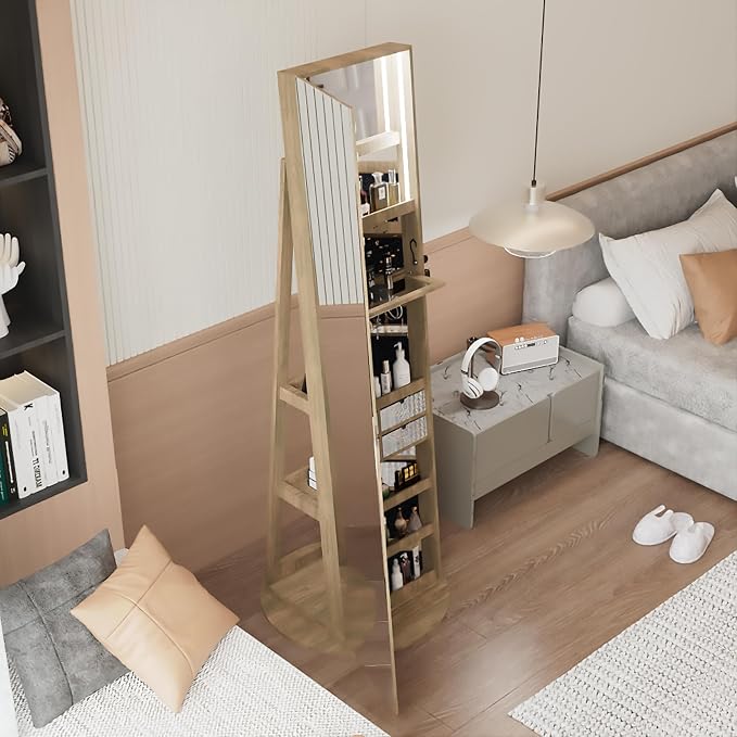 Montary 360° Rotating Jewelry Cabinet by Montary