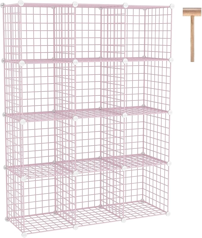 C&AHOME Wire Cube Storage, 12 by CAHOME