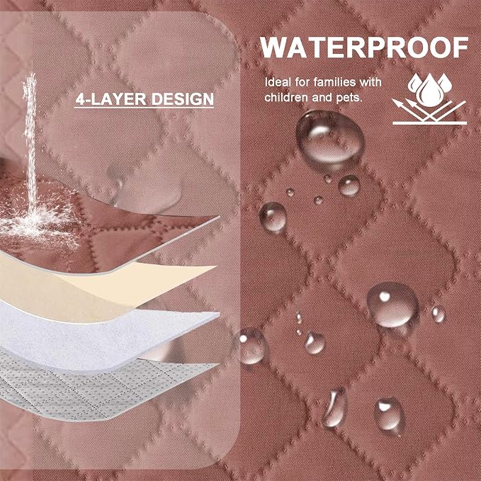 Waterproof Sofa Armrest Cover Headrest Cover - Image 3