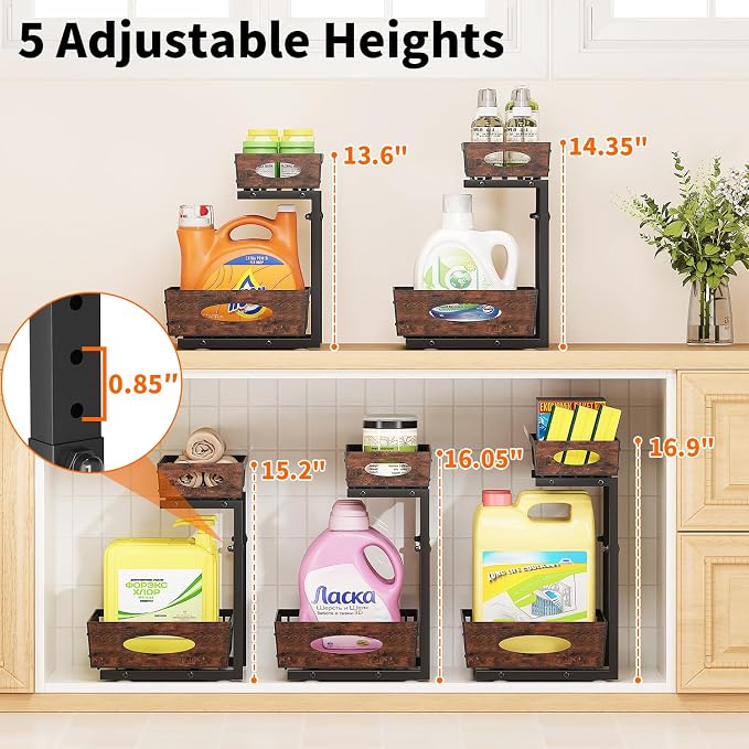 2-Tier Under Sink Organizer - Image 3