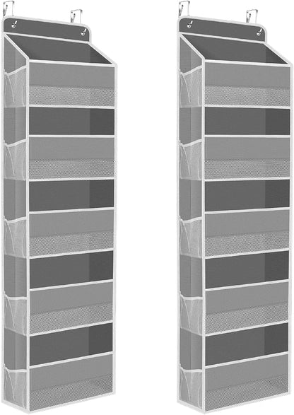 2 Pack Over The Door Organizer, Hanging Storage Organizer by SpaceHacks