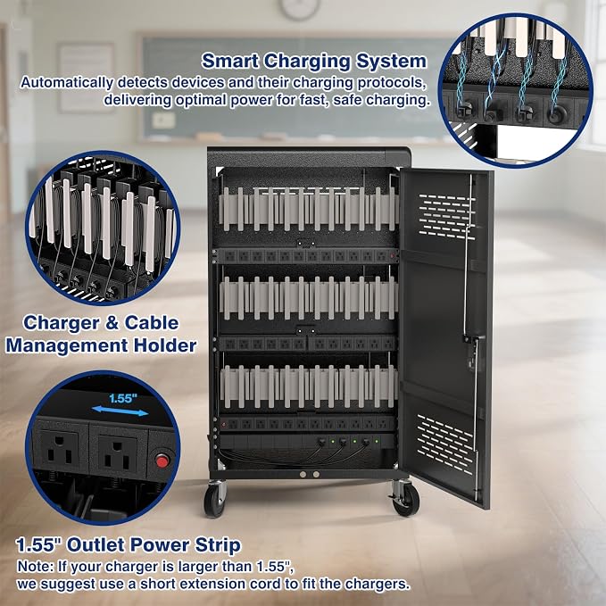 36 Bay Intelli-Sense Charging Cart - Image 5