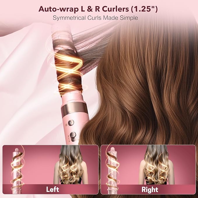 Dual Voltage StyleVibe 8-in-1 Air Styler, Hair Dryer & Blow Dryer Brush - Image 8
