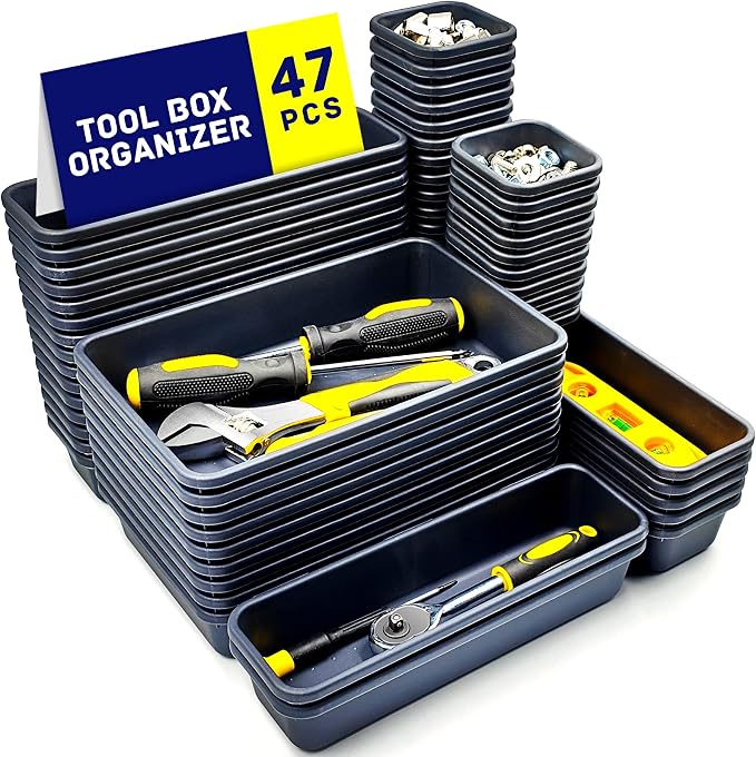 Tool Box Organizer, Tool Drawer Organizer Tray Divider, Toolbox Organization by Vexercisehoop