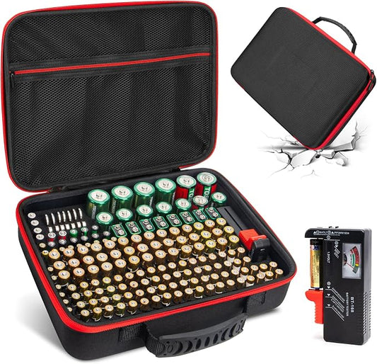 Battery Organizer Storage Case by Bjabtan