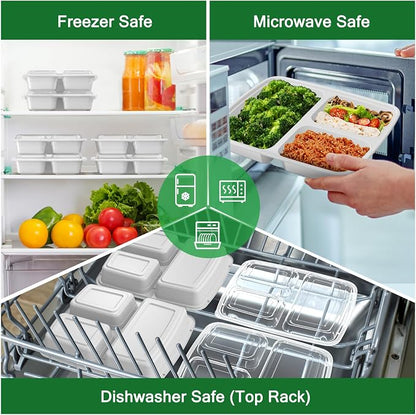 50 Pack 32 oz Meal Prep Containers Reusable - Image 5