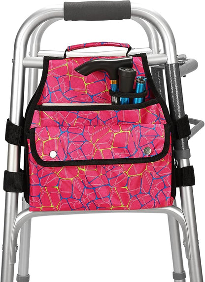 supregear Side Walker Bag, Walker Accessories Bag w/Cup Holder, Folding Walker - Image 2