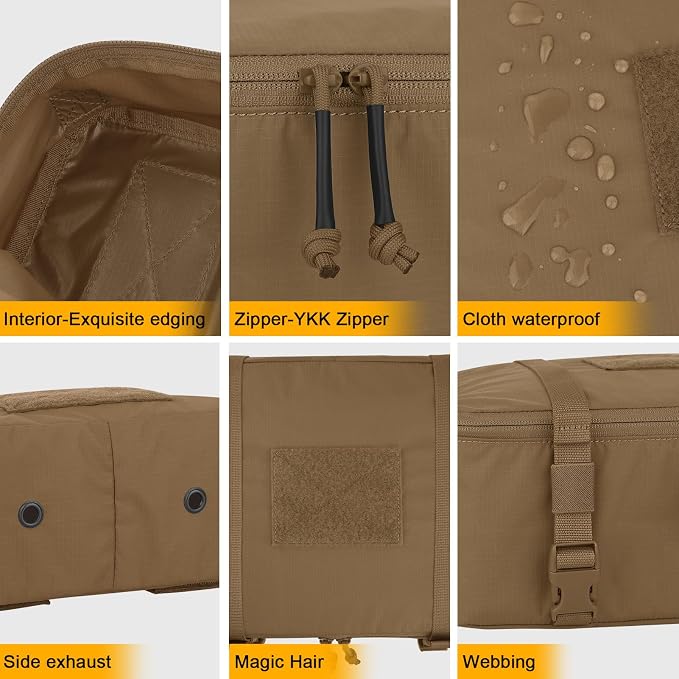 PETAC GEAR 4 PCS Tactical Modular Packing Cubes - Image 4