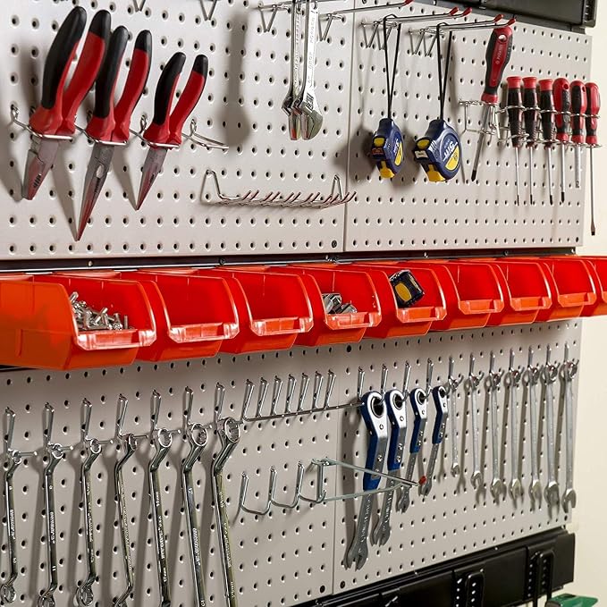 Ultrawall Pegboard Wall Organizer, 48 X 36 inch Garage Storage Pegboard - Image 5