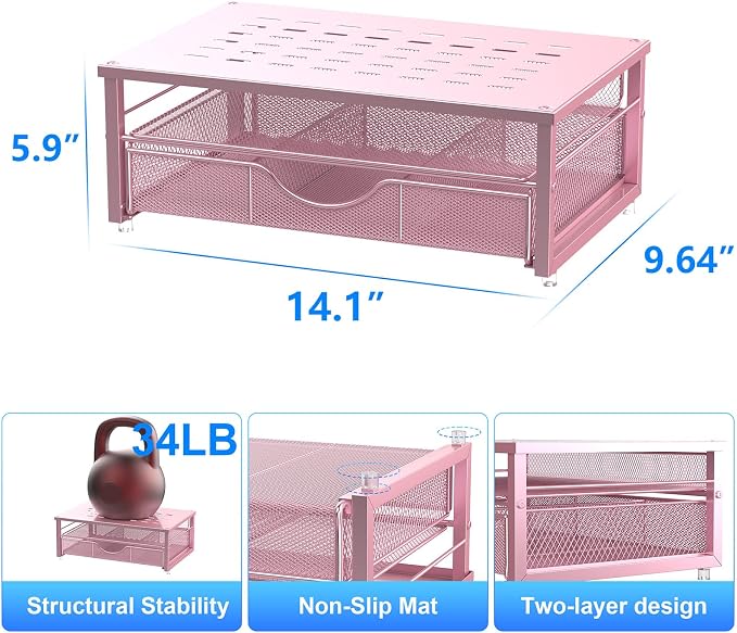 gianotter Computer Monitor Stand Riser, office organizer - Image 5