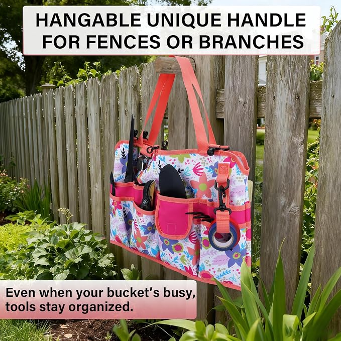 KUNN 5 Gallon Bucket Organizer 18-Pocket Bucket Tool Bag - Image 6