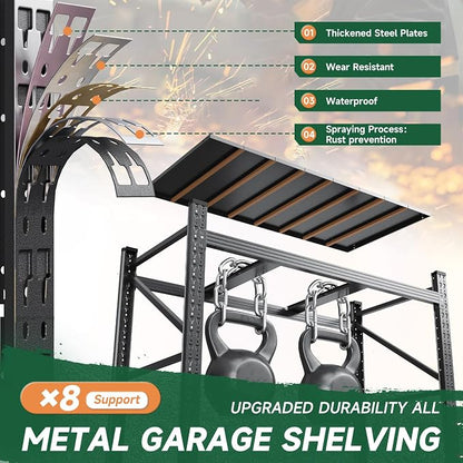 Letaya 2000LBS Storage Shelves Heavy Duty, 4 Tier Adjustable Utility Rack Shelf - Image 7