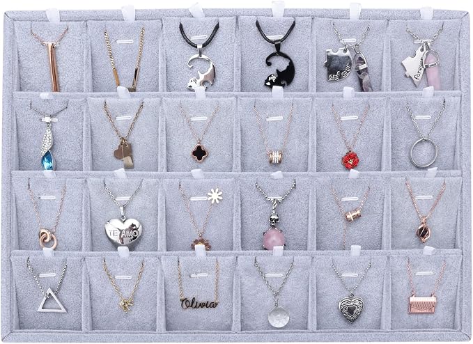 24 Grids Stackable Jewelry Tray Organizer - Image 6
