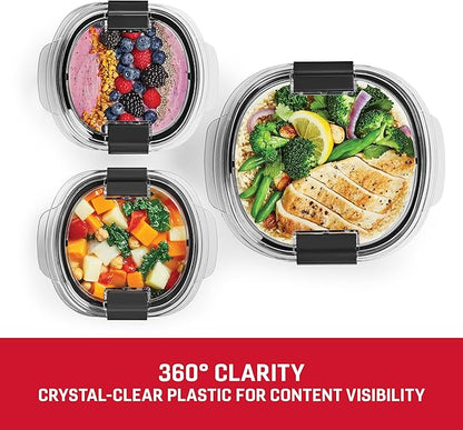 Rubbermaid Brilliance® Round Leak Proof Food Storage Containers, 6 Piece Set - Image 5