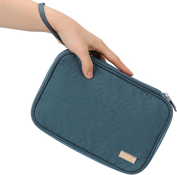 NISHEL Travel Cord Organizer Case, Double Layers Tech Electronic Bag, Essentials - Image 3