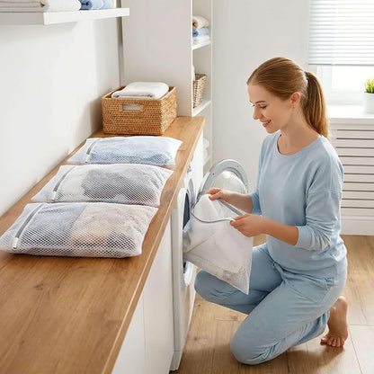 3Pcs Laundry Bags Mesh Wash Bags, - Image 7
