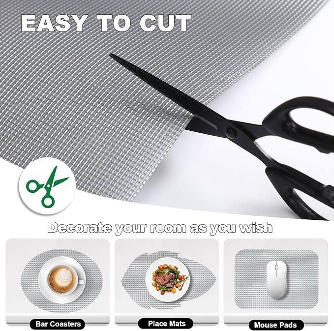 Upgrade 100% EVA Shelf Liner for Kitchen Cabinet 12" x 240" Refrigerator Liners - Image 2