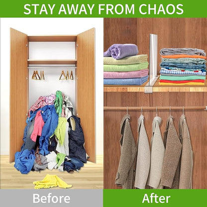 12 Pack Acrylic Shelf Dividers, Closet Shelf Separators - Image 6