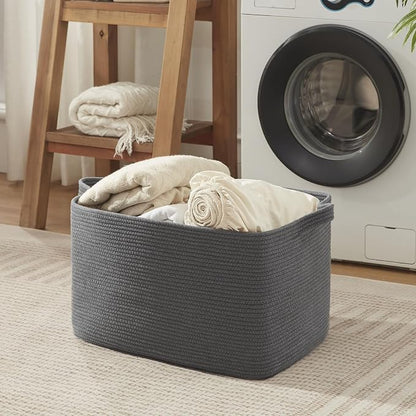 95L Extra Large Blanket Basket, Nursery Blanket Storage - Image 6