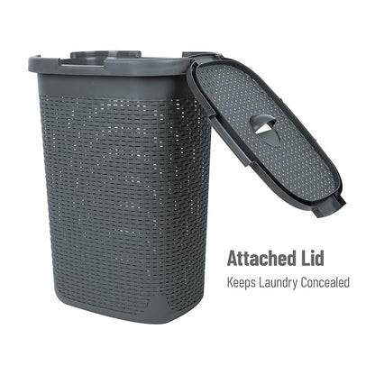 Mind Reader Slim Laundry Hamper - Image 5