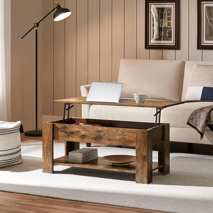 Yaheetech Coffee Table, Lift Top Coffee Table - Image 2