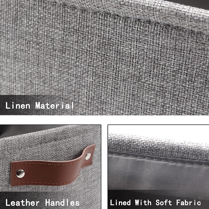 HNZIGE Foldable Fabric Storage Baskets, Empty Gift Baskets - Image 5