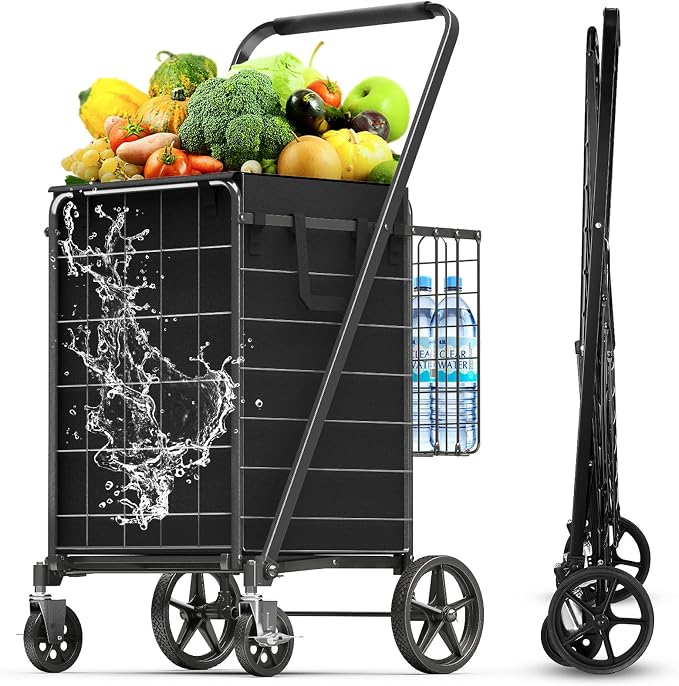 4.5 Cu Ft Folding Shopping Cart by OrderCartNowByXINGLANGLLC