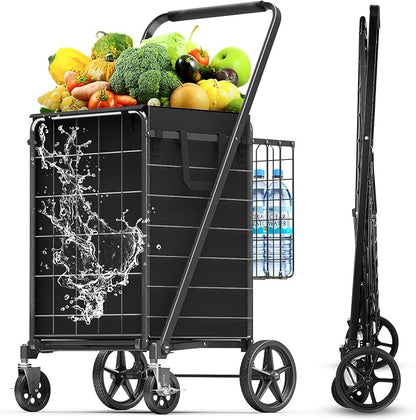 4.5 Cu Ft Folding Shopping Cart by OrderCartNowByXINGLANGLLC