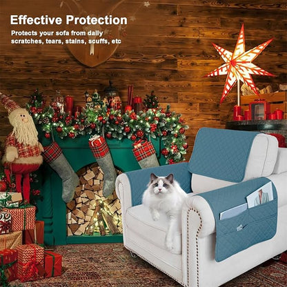 Waterproof Sofa Armrest Cover Headrest Cover - Image 7
