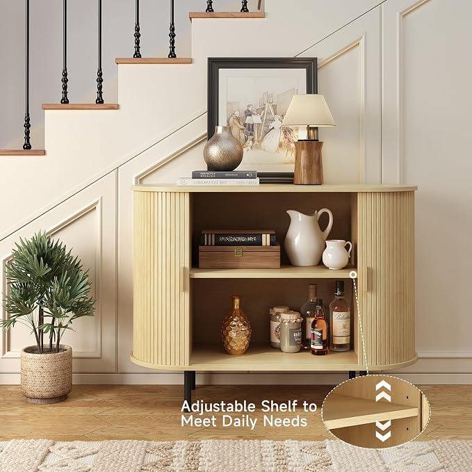 40" Sideboard Buffet Cabinet - Image 4
