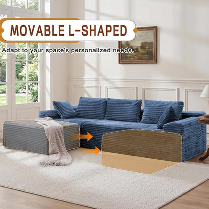 Korser 108" L-Shaped Modular Sectional Sofa - Image 6