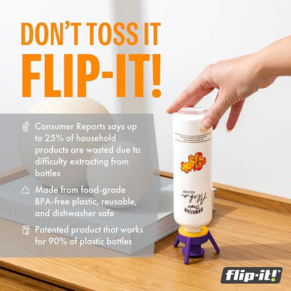 Flip-It! 1-Pack Bottle Emptying Kit – No More Wasted Product - Image 3