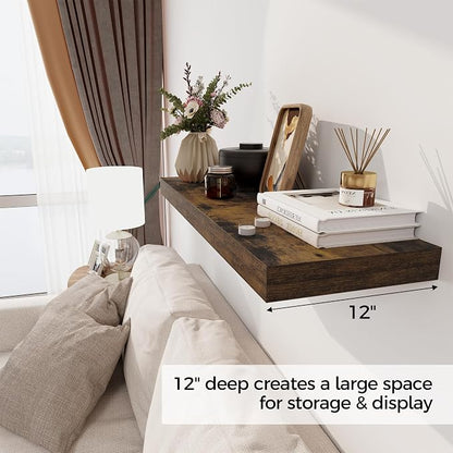 Floating Shelves 36 Inch Long, 12 Inch Deep Floating Shelves - Image 4