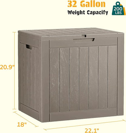NUNU LAB 32 Gallon Outdoor Storage Box Waterproof, Outside Package Delivery - Image 3