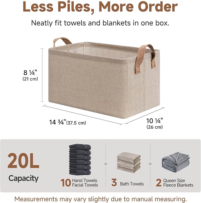 StorageWorks Storage Bins, Fabric Storage Bins - Image 6