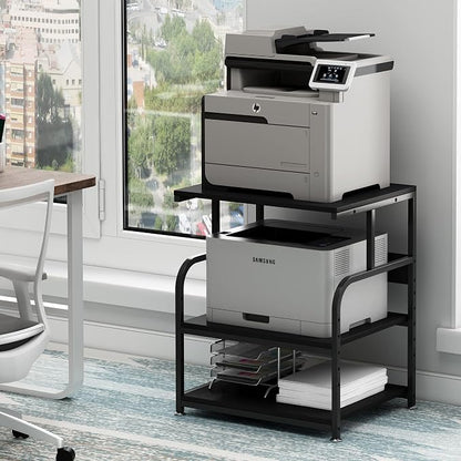 Printer Stand, 23.6 x18.9 x 30 Inches Large Printer Table by Fannova
