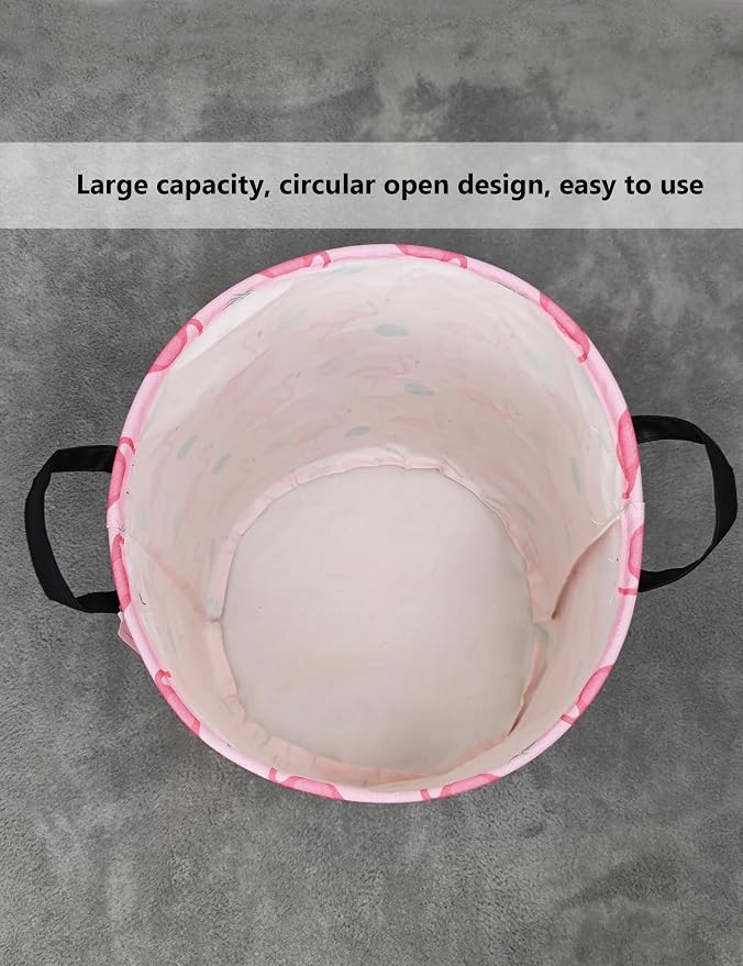 QUEENLALA Large Storage Basket, Laundry Hamper/Bathroom/Home Decor/Collapsible - Image 7