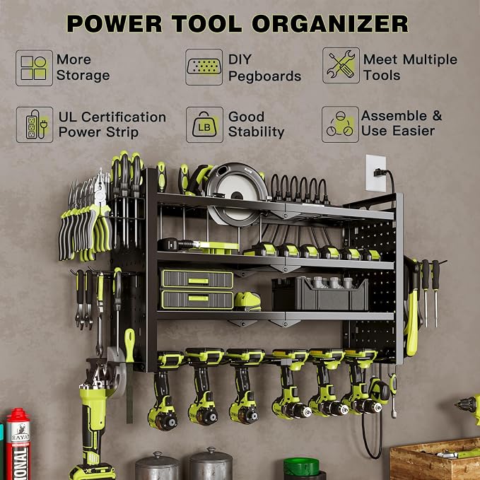 Power Tool Organizer Wall Mount - Image 4