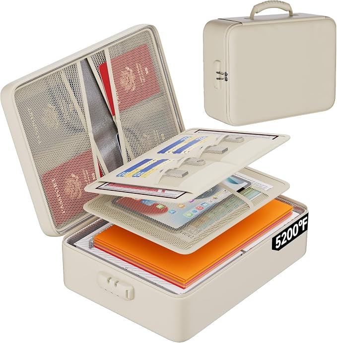 DocSafe 5200°F Fireproof Document Organizer Box by DocSafe