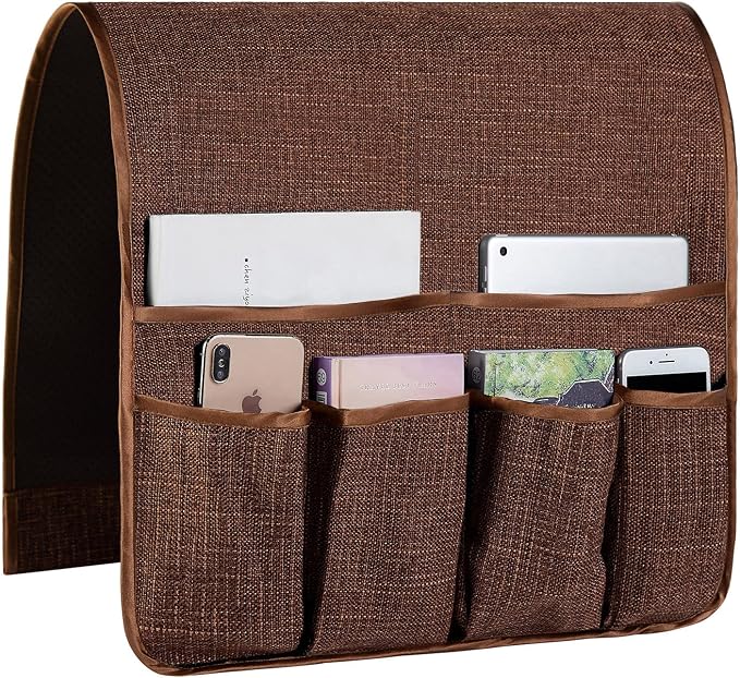 FLYILY Sofa Armrest Organizer Non-Slip Arm Chair Hanging Caddy Remote Control by FLYILY