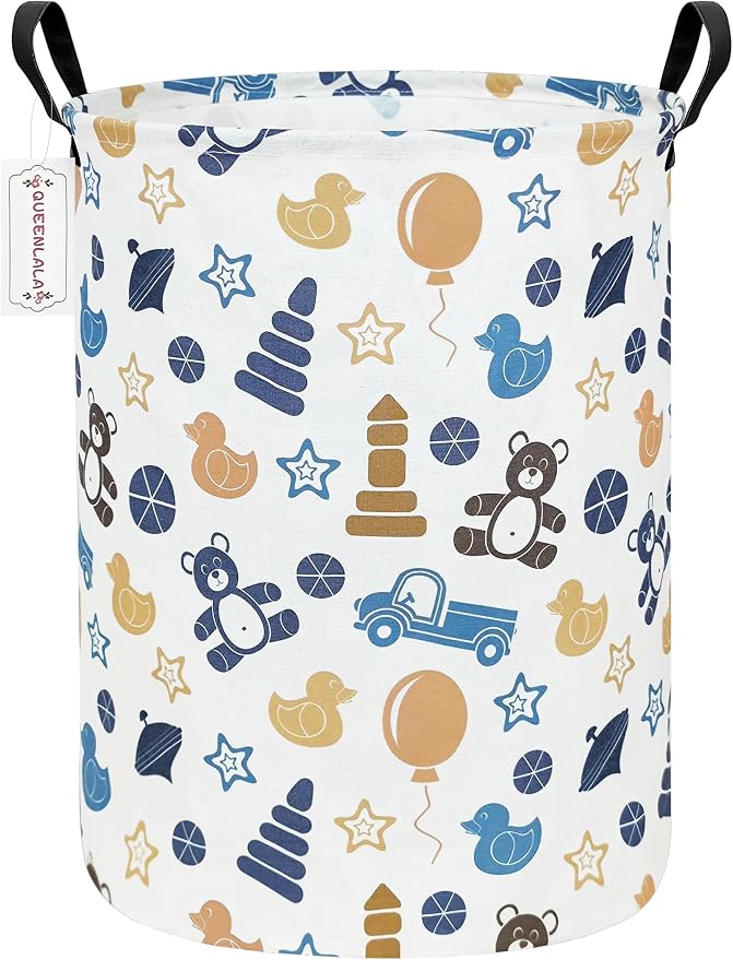 QUEENLALA Large Storage Basket, Laundry Hamper/Bathroom/Home Decor/Collapsible by QUEENLALA