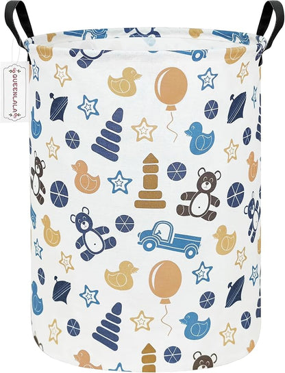 QUEENLALA Large Storage Basket, Laundry Hamper/Bathroom/Home Decor/Collapsible by QUEENLALA