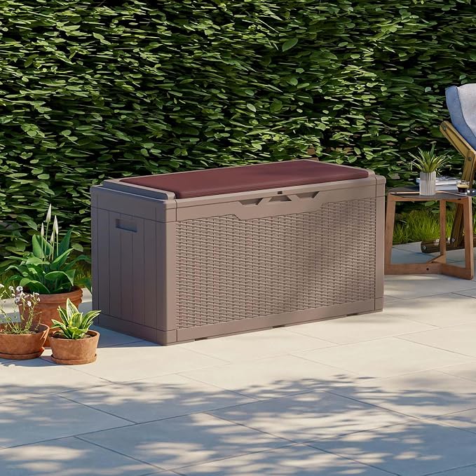 Patiolife 100 Gallon Resin Deck Box - Image 2