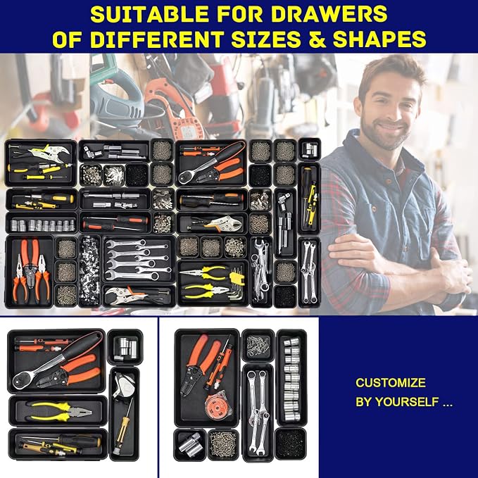 Tool Box Organizer, Tool Drawer Organizer Tray Divider, Toolbox Organization - Image 5