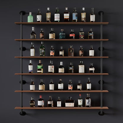 HDDFER 48 InchPipe Bookshelf Floating Shelves - Image 4