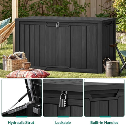 YITAHOME XXL 230 Gallon Large Outdoor Storage Deck Box - Image 4