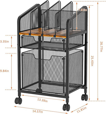 Tiaoheka Rolling File Cabinet - Image 2