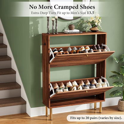 Nicetree Shoe Storage Cabinet for Entryway - Image 3