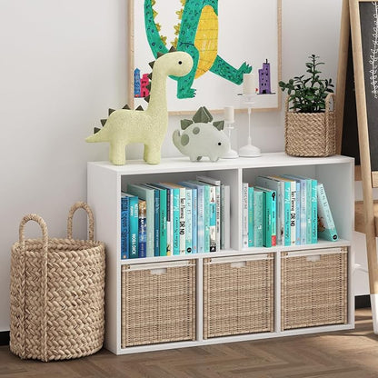 Wooden 5 Cube Storage Organizer - Image 5